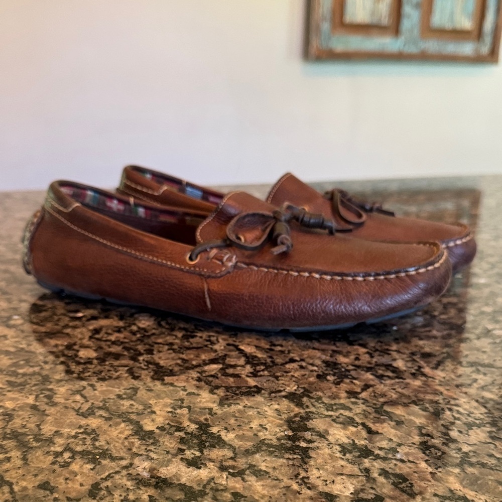 14th & Union Rich Brown Leather Loafers EUC 8M